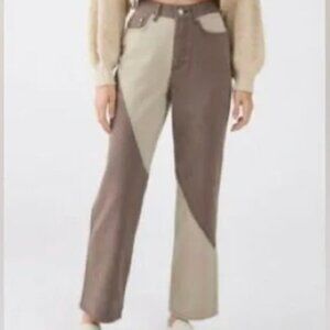 Urban Outfitters BDG Cowboy Jeans in Brown Multi - Size 24